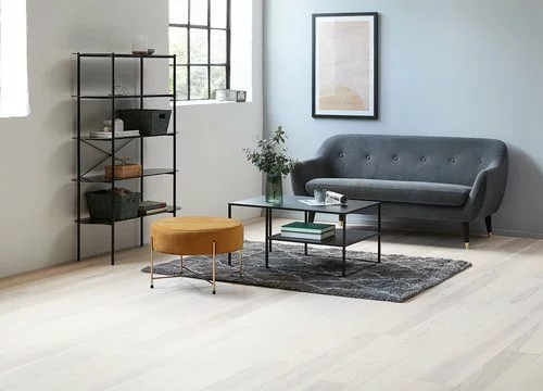 Puff PADBORG Ø62 Curryfärgad Sammet/guld 7 Puff PADBORG Ø62 Curryfärgad Sammet/guld - Bild 5