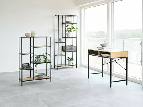 JYSK Internal Skrivbord TRAPPEDAL 48x95 Ek/svart 10 JYSK Internal Skrivbord TRAPPEDAL 48x95 Ek/svart - Bild 8