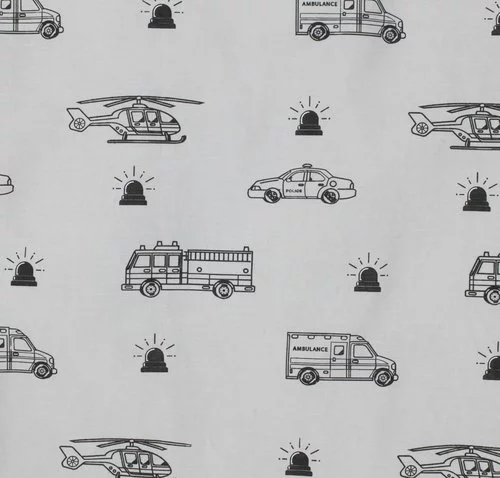 KRONBORG Junior Påslakanset UNA 115x135 Grå/röd 4 KRONBORG Junior Påslakanset UNA 115x135 Grå/röd - Bild 2