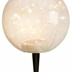 Solcellslampa HAVSVALE Ø20xH29 Klar -Sovrum Rea 149177