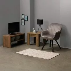 JYSK Internal Fåtölj ONSEVIG Sammet Grå/svart 23 JYSK Internal Fåtölj ONSEVIG Sammet Grå/svart -Sovrum Rea 149370