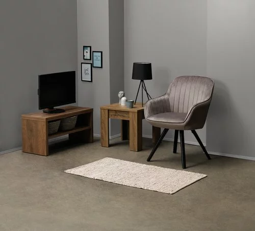 JYSK Internal Fåtölj ONSEVIG Sammet Grå/svart 12 JYSK Internal Fåtölj ONSEVIG Sammet Grå/svart - Bild 10