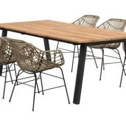 JUTLANDIA BARSMARK L210 Bord Teak + 4 ILDERHUSE Stol Natur 11 JUTLANDIA BARSMARK L210 Bord Teak + 4 ILDERHUSE Stol Natur -Sovrum Rea 149997