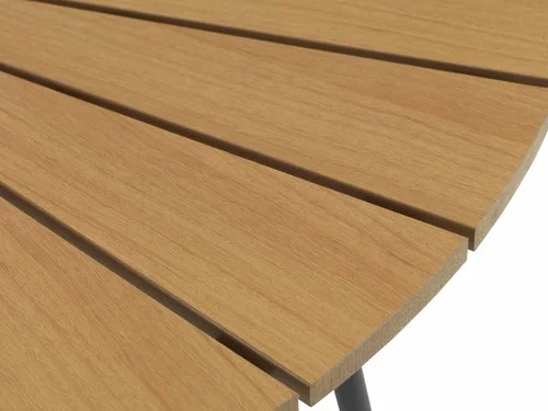 JUTLANDIA Bord RANGSTRUP Ø130 Natur/svart 4 JUTLANDIA Bord RANGSTRUP Ø130 Natur/svart - Bild 2