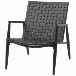 JUTLANDIA Loungestol EDDERUP Svart