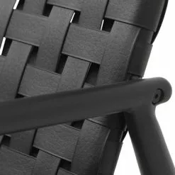 JUTLANDIA Loungestol EDDERUP Svart -Sovrum Rea 150250