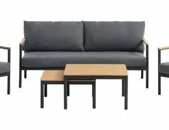 JUTLANDIA Loungeset ODDESUND 5-sits Grå -Sovrum Rea 150320