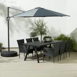 JUTLANDIA Hängparasoll TRONDHEIM Ø300 Grå -Sovrum Rea 150532