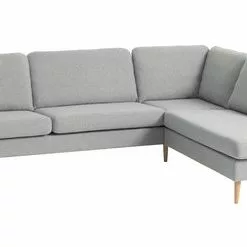 Soffa AARHUS öppen ände Höger Ljusgrå