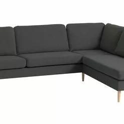Soffa AARHUS öppen ände Höger Mörkgrå