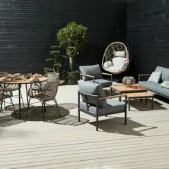 JUTLANDIA Loungeset ODDESUND 5-sits Grå -Sovrum Rea 150655