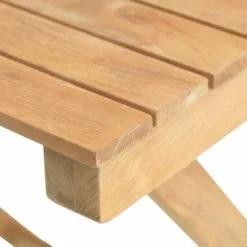 JUTLANDIA VESTERHAVET L70 Bord Teak + 2 VESTERHAVET Klappstol Teak -Sovrum Rea 151067 2