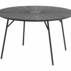 JUTLANDIA Bord RANGSTRUP Ø130 Svart/svart