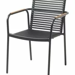 JUTLANDIA Stapelstol NABE Svart