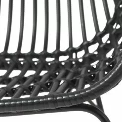 Stol ILDERHUSE Svart -Sovrum Rea 151099