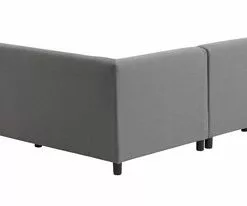 JUTLANDIA Loungesoffa UHRE 6-sits Ljusgrå Allväders -Sovrum Rea 151211