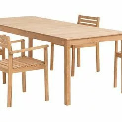 JUTLANDIA VESTERHAVET L210 Bord Teak + 4 VESTERHAVET Stol Teak 12 JUTLANDIA VESTERHAVET L210 Bord Teak + 4 VESTERHAVET Stol Teak -Sovrum Rea 151266