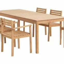 JUTLANDIA VESTERHAVET L210 Bord Teak + 4 VESTERHAVET Stol Teak 13 JUTLANDIA VESTERHAVET L210 Bord Teak + 4 VESTERHAVET Stol Teak -Sovrum Rea 151268
