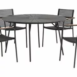 JUTLANDIA Bord RANGSTRUP Ø130 Svart/svart 13 JUTLANDIA Bord RANGSTRUP Ø130 Svart/svart -Sovrum Rea 151298