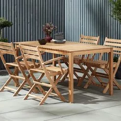 JUTLANDIA Bord VESTERHAVET B90xL150 Teak -Sovrum Rea 151476 1