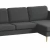 Schäslongsoffa AARHUS Höger Mörkgrå