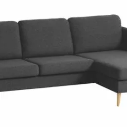 Schäslongsoffa AARHUS Höger Mörkgrå