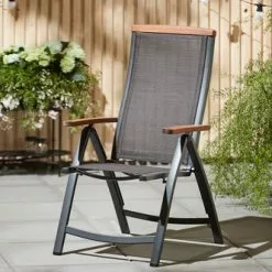 JUTLANDIA Positionsstol MADERNE Grå -Sovrum Rea 153371