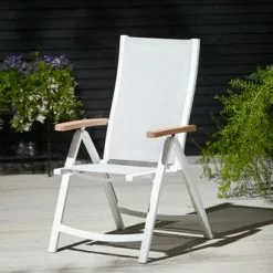 JUTLANDIA Positionsstol SLITE Vit -Sovrum Rea 155412