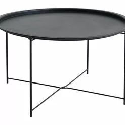JYSK Internal Soffbord RANDERUP Ø75 Svart