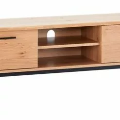 Royal Oak TV-bänk SANDBY 2 Dörrar Natur Ek/svart