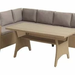 Loungeset ULLEHUSE 6-sits M/förvaring Natur -Sovrum Rea 156585