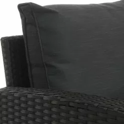 Loungeset ULLEHUSE 6-sits Förvaring Svart -Sovrum Rea 156589