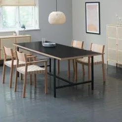 Matbord EGUM 90x220 Svart/ek -Sovrum Rea 156743 2