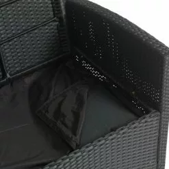 Loungeset ULLEHUSE 6-sits Förvaring Svart -Sovrum Rea 157692