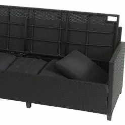 Loungeset ULLEHUSE 6-sits Förvaring Svart -Sovrum Rea 157693