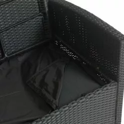 Loungeset ULLEHUSE 9-sits Förvaring Svart -Sovrum Rea 157700