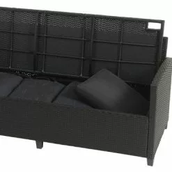 Loungeset ULLEHUSE 9-sits Förvaring Svart -Sovrum Rea 157701