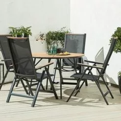 JUTLANDIA Positionsstol BREDSTEN Svart -Sovrum Rea 160159