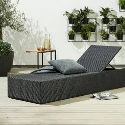Solsäng HASLE B70xL198 Svart -Sovrum Rea 160362