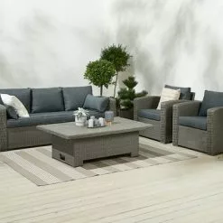 JUTLANDIA Loungeset VEMB 5-sits Grå