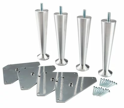 Sängben Ø3,5xH15cm Alu 4 St/set 3 Sängben Ø3,5xH15cm Alu 4 St/set