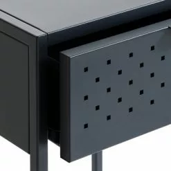 Sängbord VIRUM 1 Låda Svart -Sovrum Rea 161853