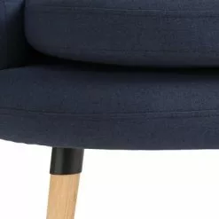 JYSK Internal Soffa GISTRUP 3-sits Mörkblått Tyg -Sovrum Rea 161880