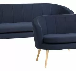 JYSK Internal Soffa GISTRUP 2-sits Mörkblå -Sovrum Rea 161885 1