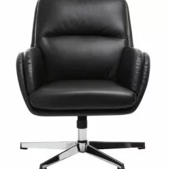 JYSK Internal Fåtölj THISTED Svart/borstad Krom -Sovrum Rea 161977