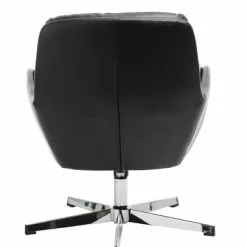 JYSK Internal Fåtölj THISTED Svart/borstad Krom -Sovrum Rea 161979