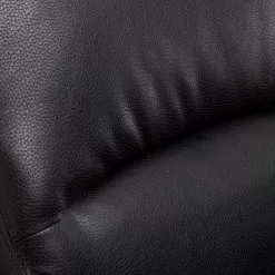 JYSK Internal Fåtölj THISTED Svart/borstad Krom -Sovrum Rea 161980