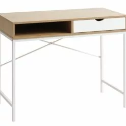 JYSK Internal Skrivbord TRAPPEDAL 48x95 1 Låda Ekfärgad/vit