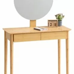 JYSK Internal Sminkbord SAKSILD M/spegel Bambu -Sovrum Rea 162059