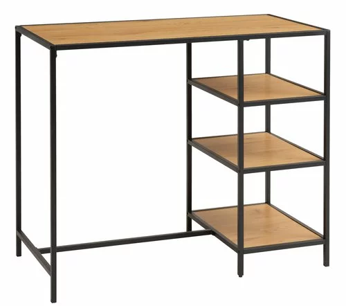 JYSK Internal Barbord TRAPPEDAL 60x120 Ek/svart 3 JYSK Internal Barbord TRAPPEDAL 60x120 Ek/svart